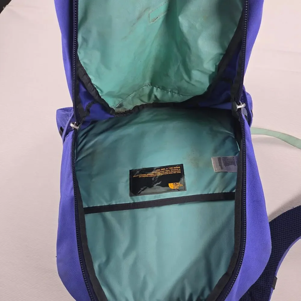 The North Face Vault Purple Teal School Work‎ Travel Flex Vent Backpack